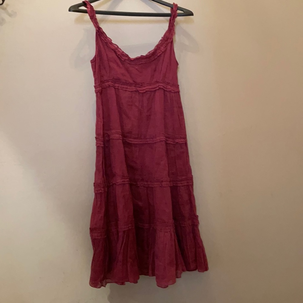 Odille Anthropologie Ruffle Dress